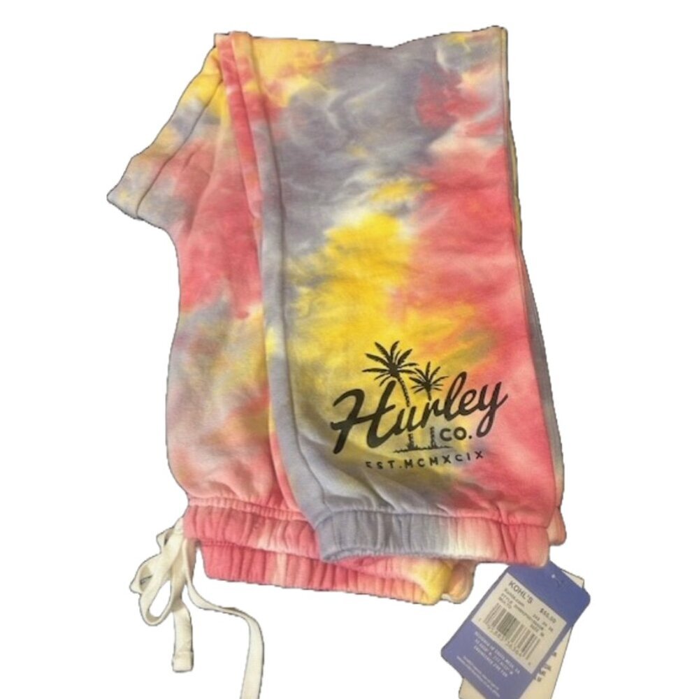 NWT HURLEY TIE-DYE SWEATPANTS